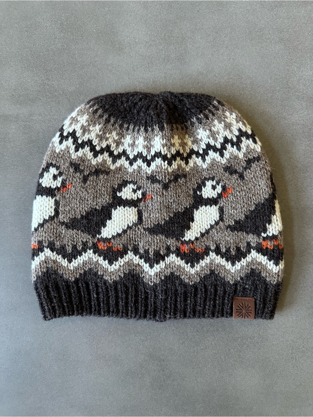NWOT Icewear 100% Wool Puffin (Lundi) Beanie, One Size
